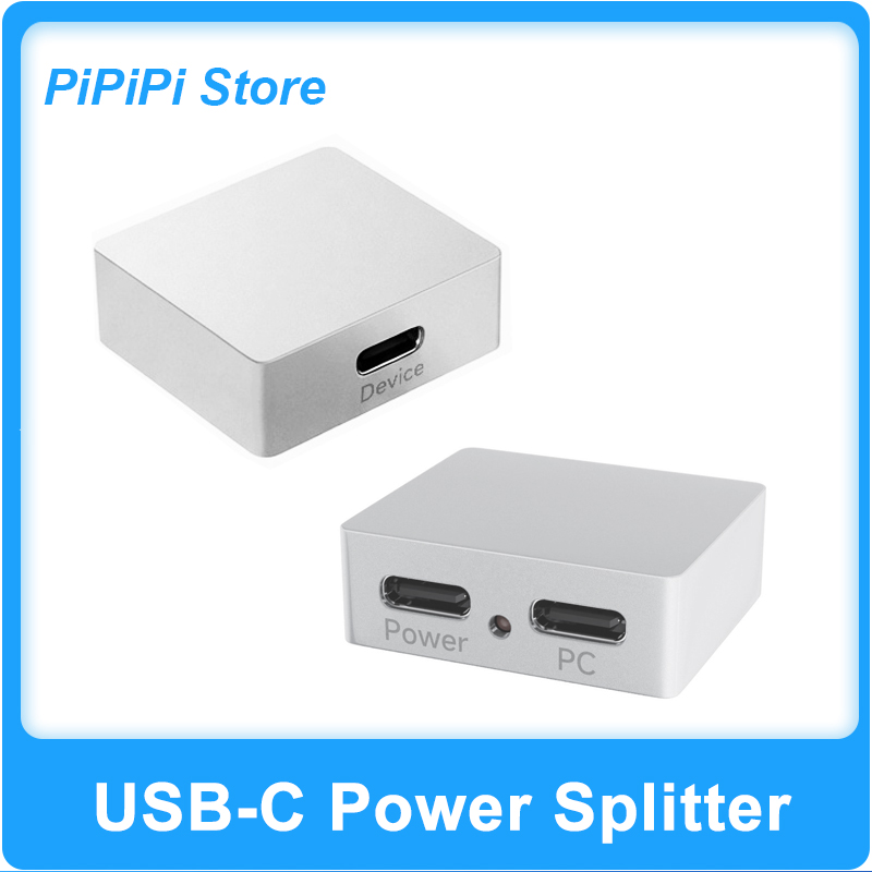 Home Automation Raspberry Pi - USB-C電源データスプリッター 5V電力注入 バックフィード保護 CarPlay Android Auto
