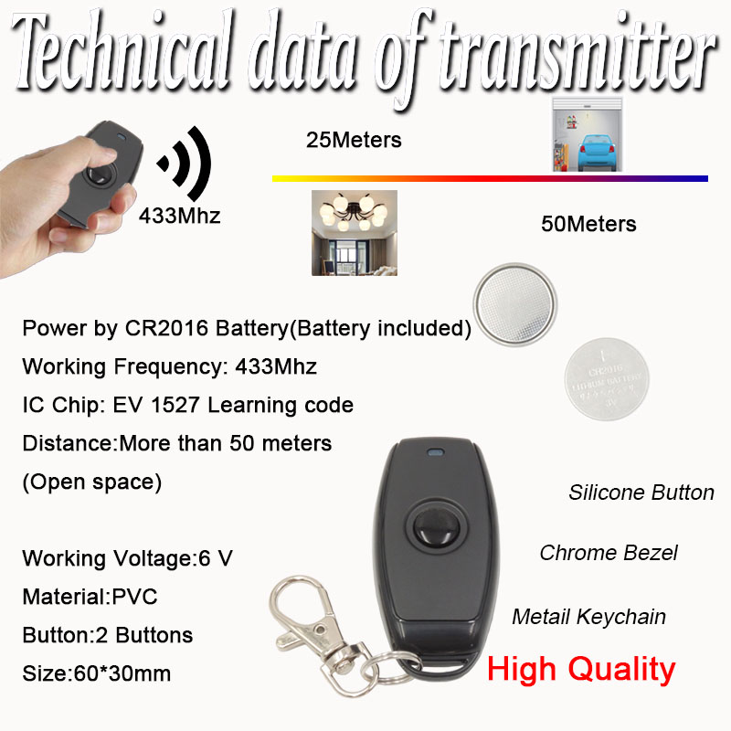 ワイヤレスRfリレースイッチ,送信機付きミニモジュール,LE - 433Mhz Receiver Module のレビューと価格