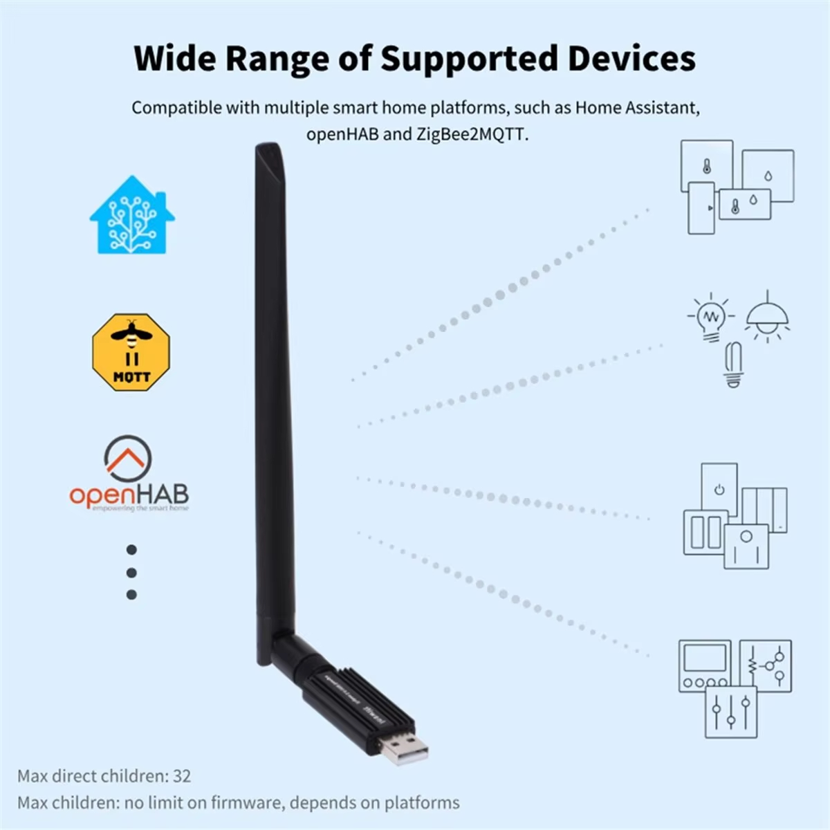 Zigbee 3.0 USBドングル、Zigbee2MQTT - Zigbee Coordinator Stick のレビューと価格