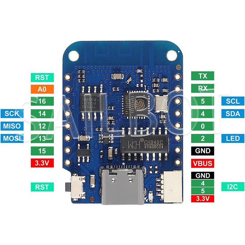 1-10 個 WeMos D1 ミニ ESP8266 WIF - Esp8266 Nodemcu Board のレビューと価格
