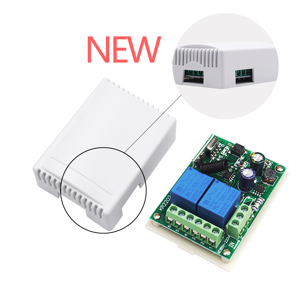 Qiachip-ユニバーサルワイヤレススイッチ、リモートコン - 433Mhz Receiver Module のレビューと価格